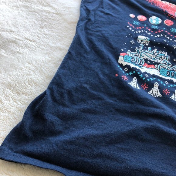 π3 for $15π "Ugly Holiday Sweater" Space Tee - Picture 7 of 11